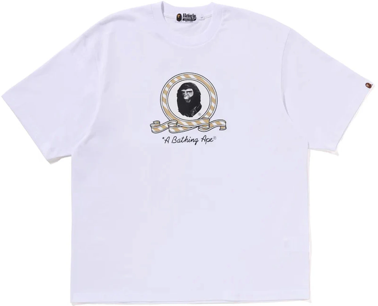 BAPE Graphic Relaxed Fit Tee White Men's - SS23 - US