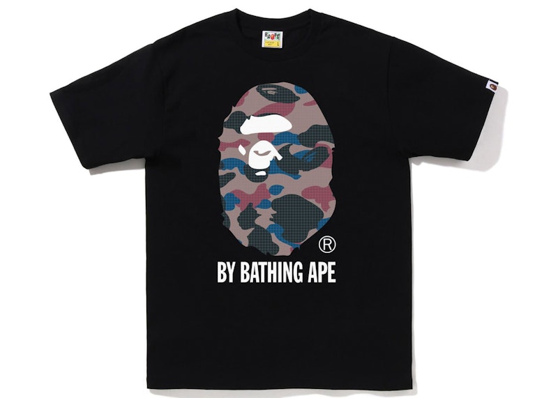 Bathing ape clearance purple camo shirt