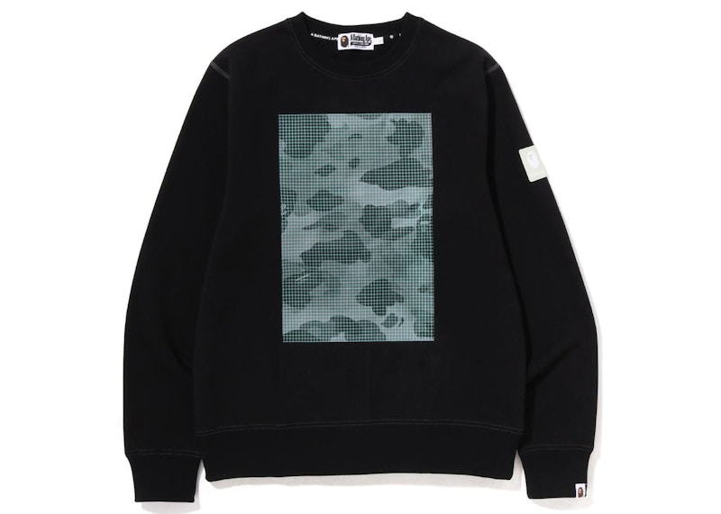 Black bape crewneck hot sale