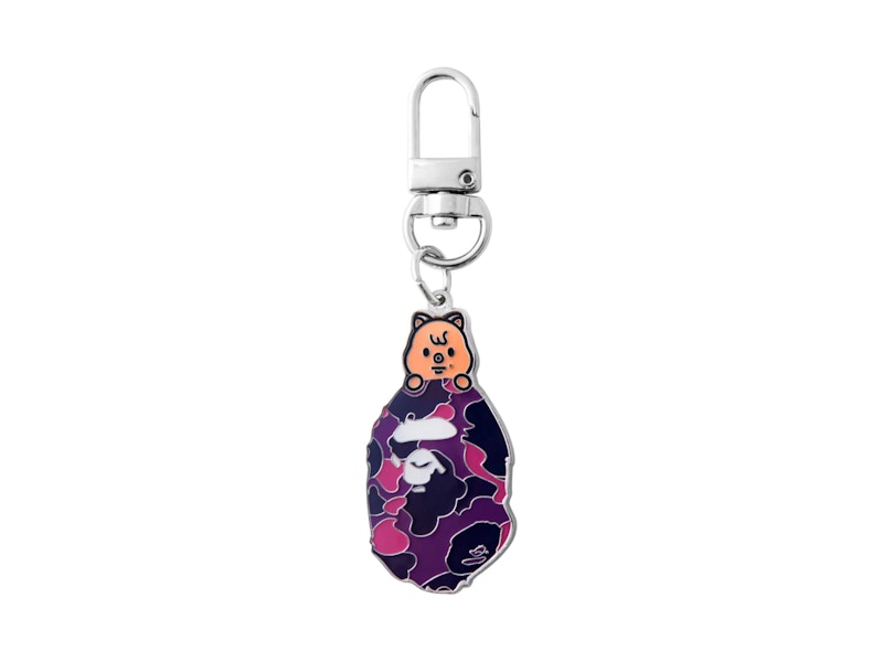 BAPE Han Quokka Keyring Purple