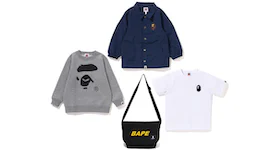 BAPE Happy New Year Kid's & Juniors Bag (2023) Black/Grey/White
