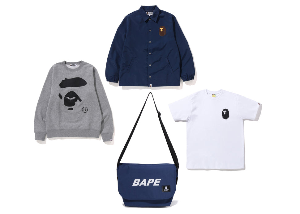 BAPE Happy New Year Men's Classic Bag (2023) Navy/Grey/White