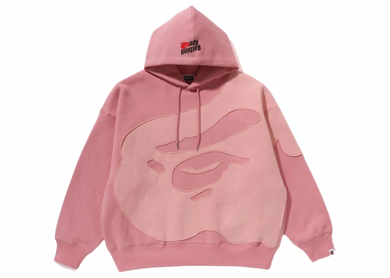 BAPE Head Patch Pullover Hoodie Pink Men s SS23 US