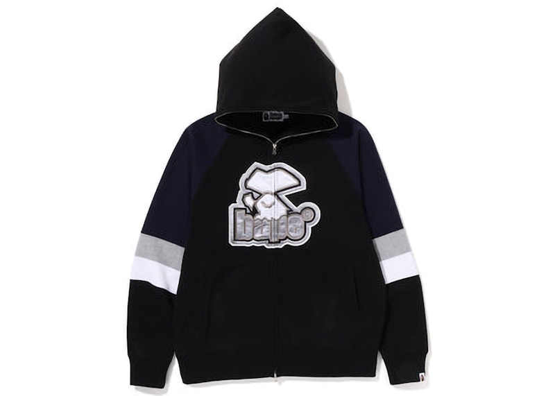 BAPE College Relaxed Fit Full Zip Hoodie (SS23) Pink