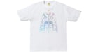 BAPE T-shirt Tigre Hologramme Blanc