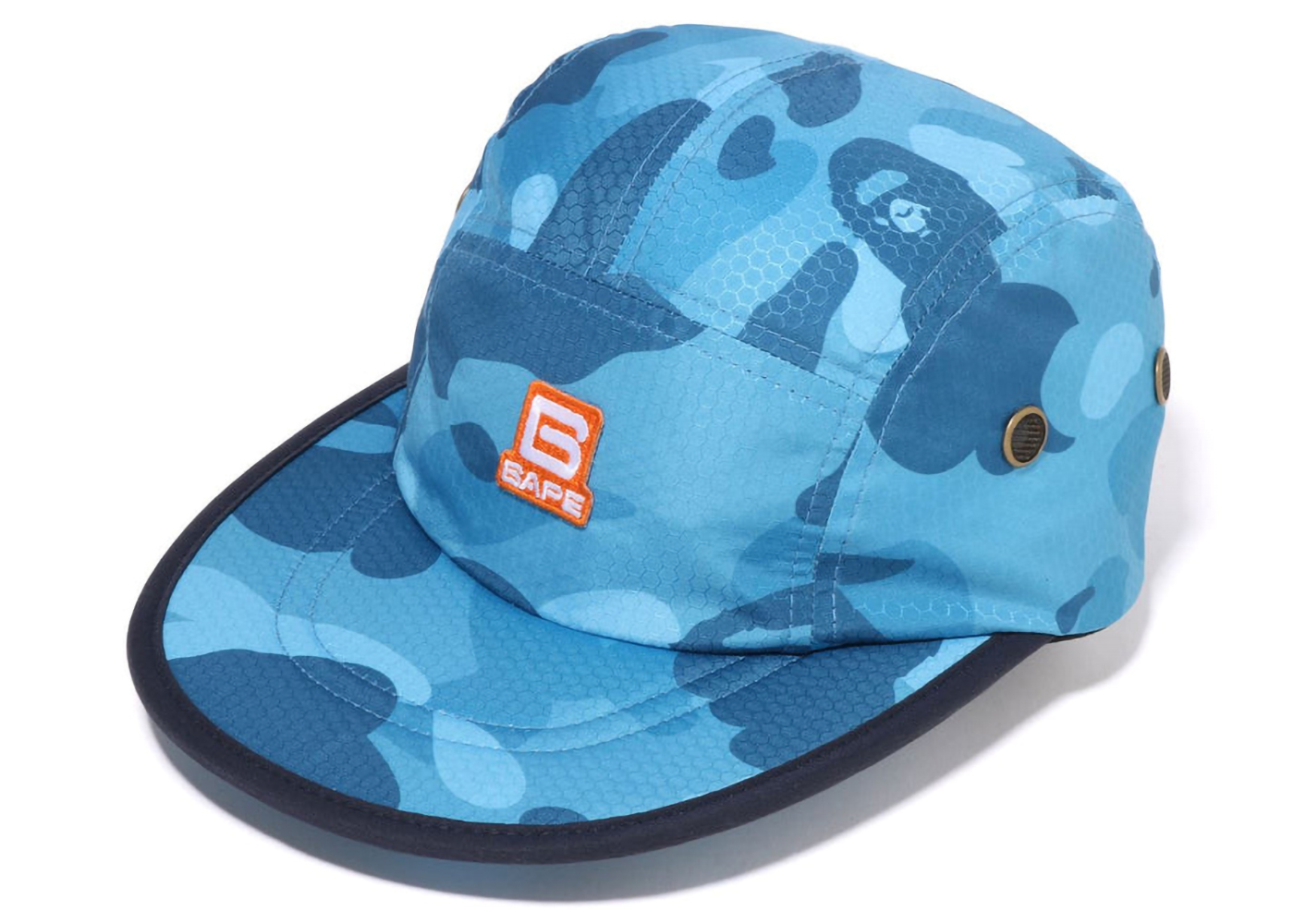 BAPE Honeycomb Camo Jet Cap Blue - SS23 - US