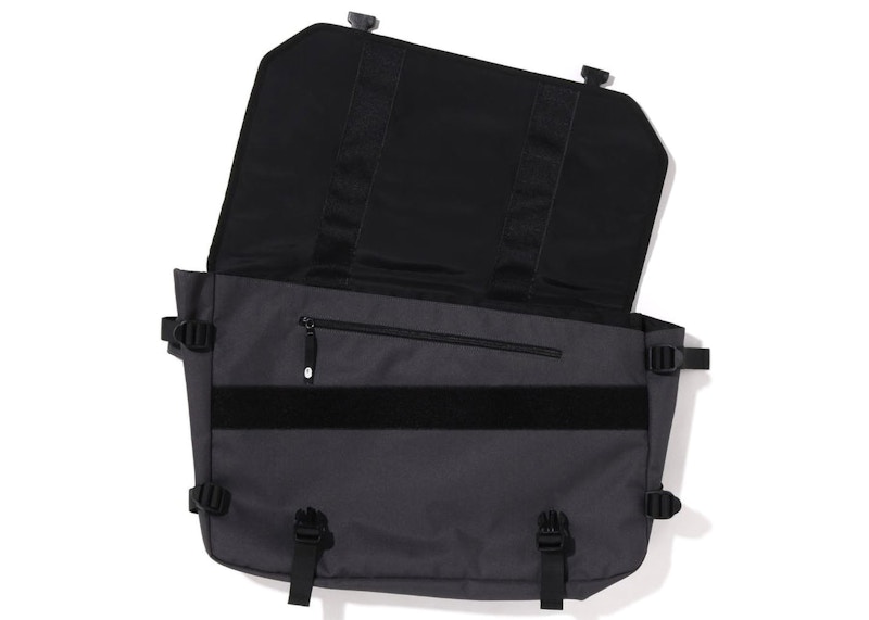 BAPE Camo Messenger Bag Grey SS23 US