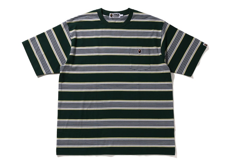 BAPE Hoop One Point Relaxed Fit Tee Vert