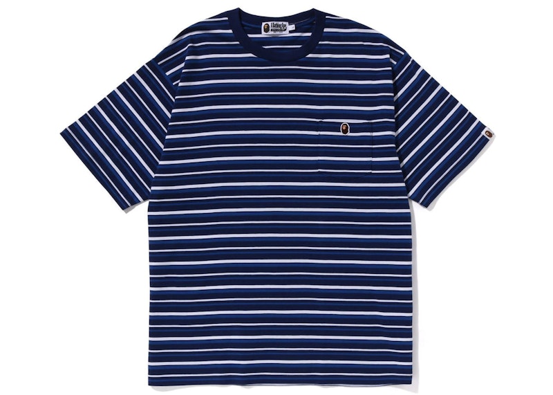 BAPE Hoop One Point Relaxed Fit Tee (SS23) Blue