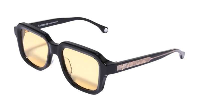 Pre-owned Bape I Sunglasses In Black