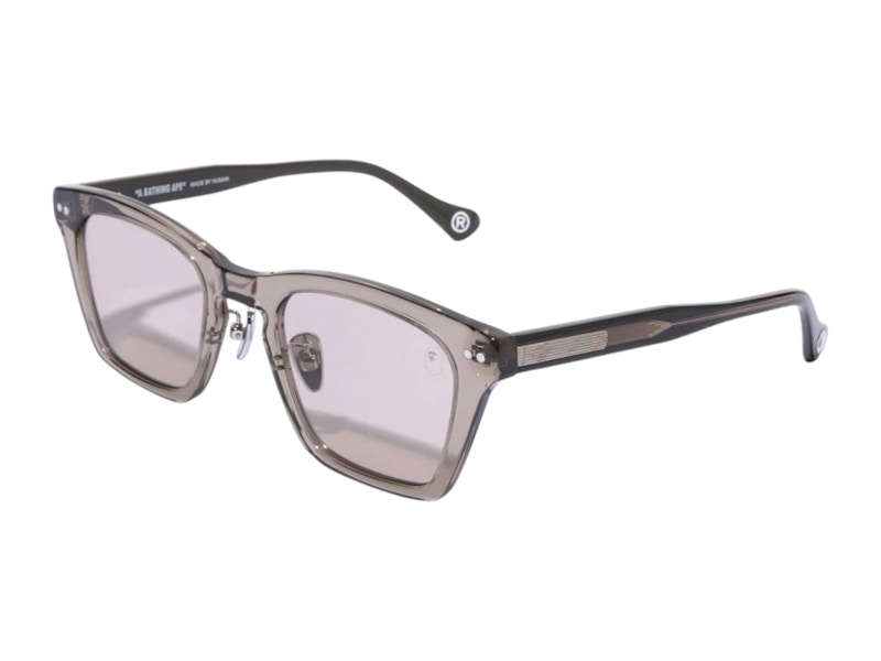 Pre-owned Bape Iii Sunglasses In Olivedrab Green