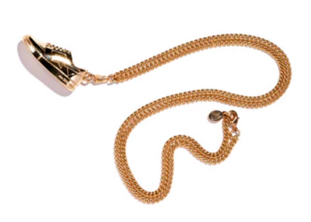 Pre-owned Bape Isetan Men's Novelty  Sta Necklace Gold