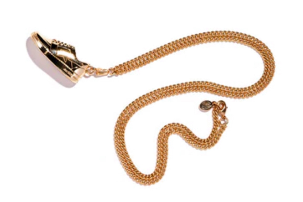 Pre-owned Bape Isetan Men's Novelty  Sta Necklace Gold