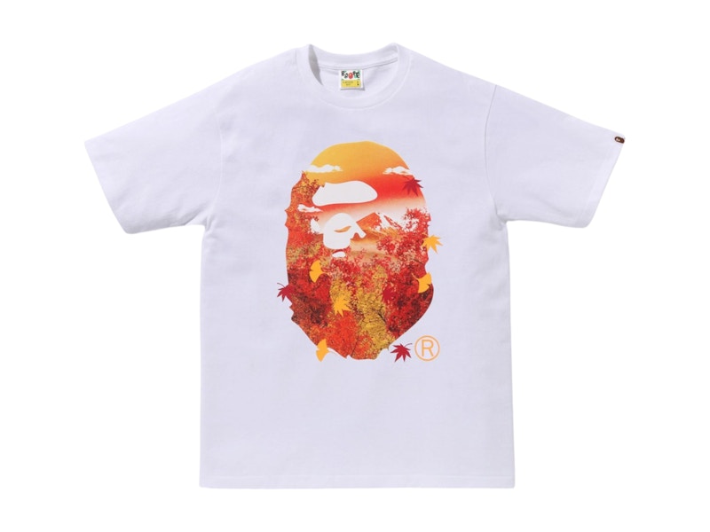 BAPE Japan Autumn Photo Ape Head Tee White Men's - SS25 - US