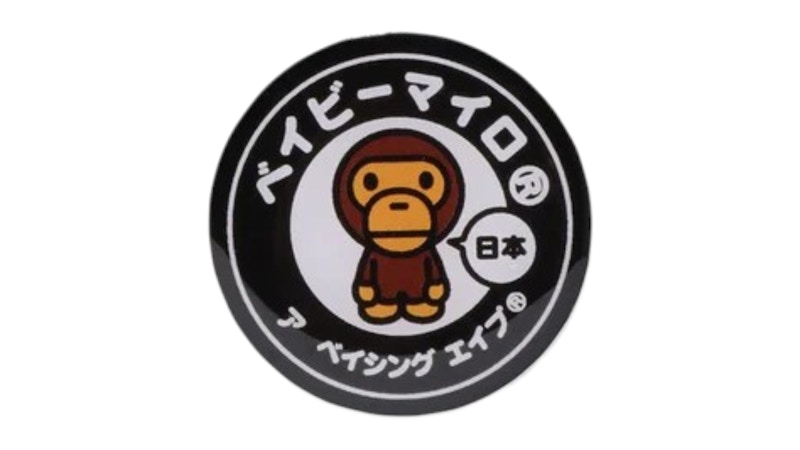 BAPE Japan Baby Milo Pin Multicolor
