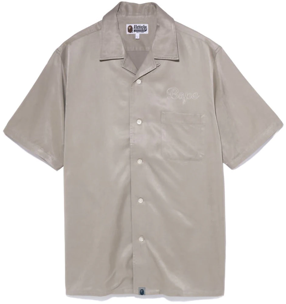 BAPE Japan Culture Open Collor Shirt Grey Men's - FW22 - US