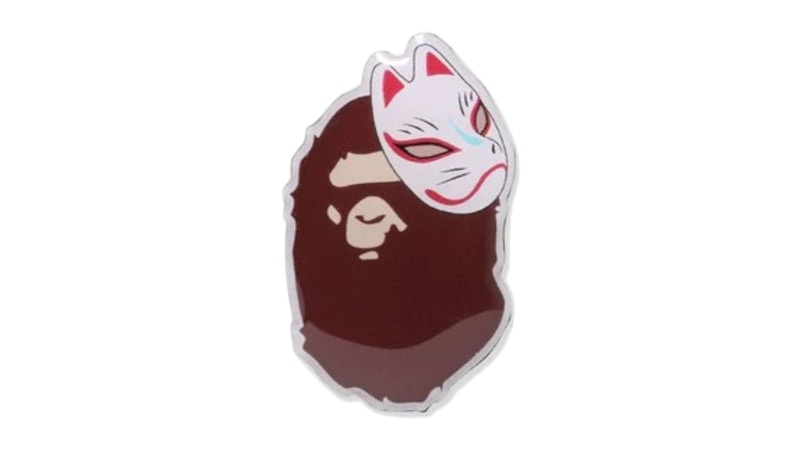 BAPE Japanese Fox Mask Pin Multicolor - SS25 - US
