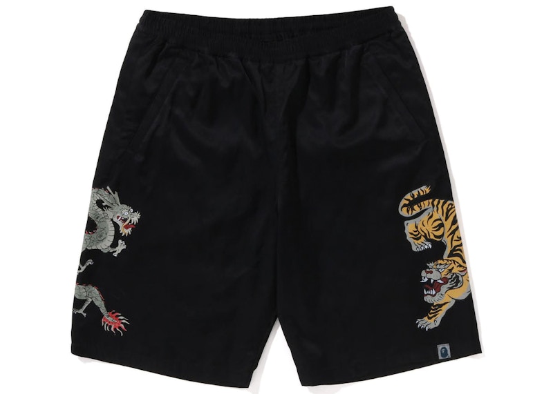 BAPE Japanese Motif Shorts Black Men's - SS23 - US