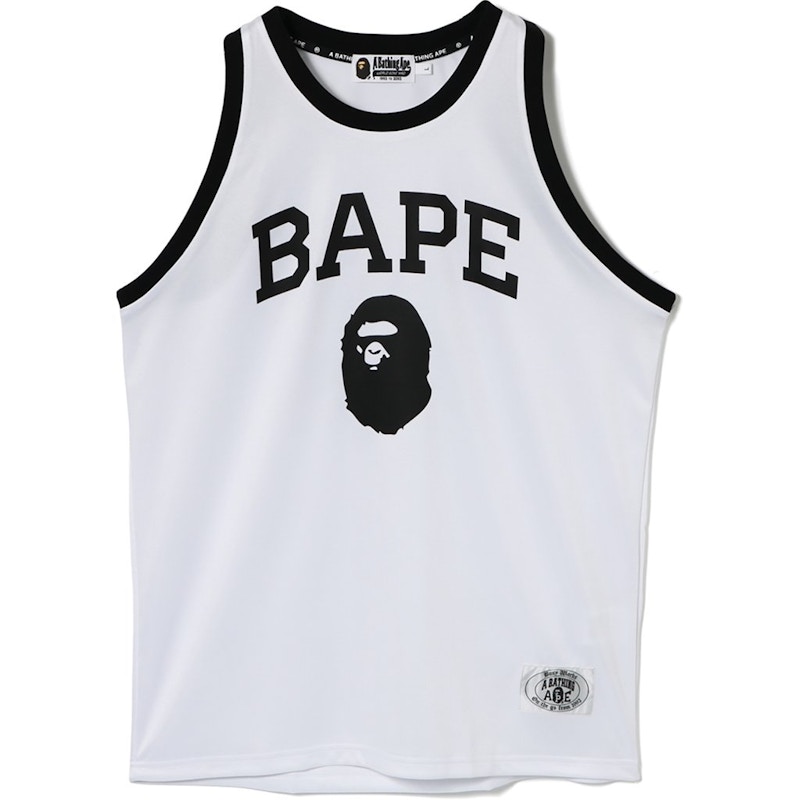 ARENA × BAPE® JERSEY TOP BAPE Jersey Tank Top White Men's - SS19 - US