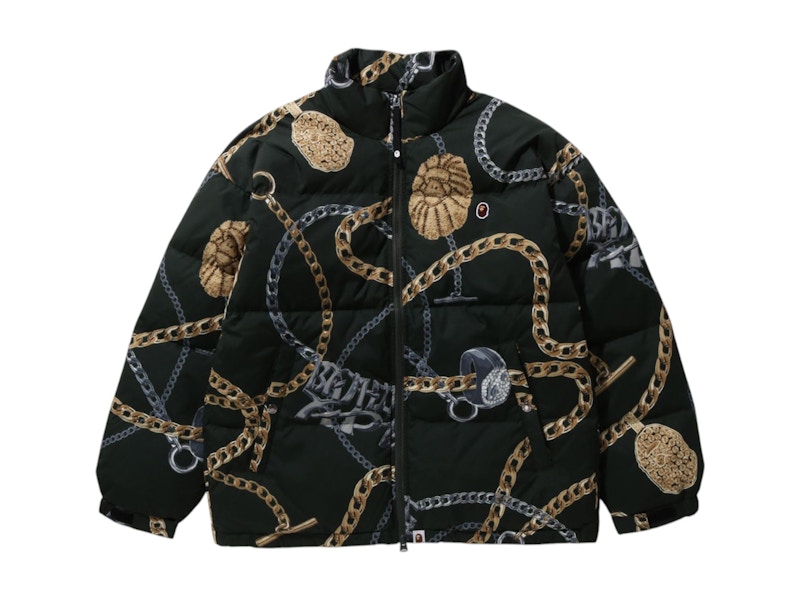 BAPE Jewels Down Jacket Green