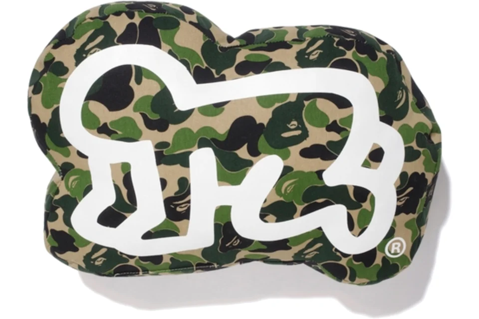 BAPE Keith Haring Cushion Green