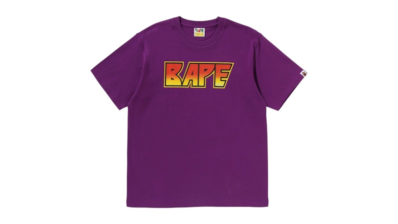 BAPE Kiss Logo Tee Purple