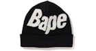 BAPE Berretto in Maglia Nero