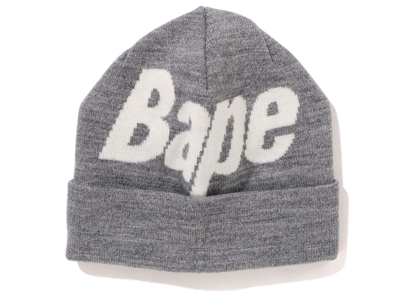 BAPE Knit Cap Beanie Grey - FW22 - US