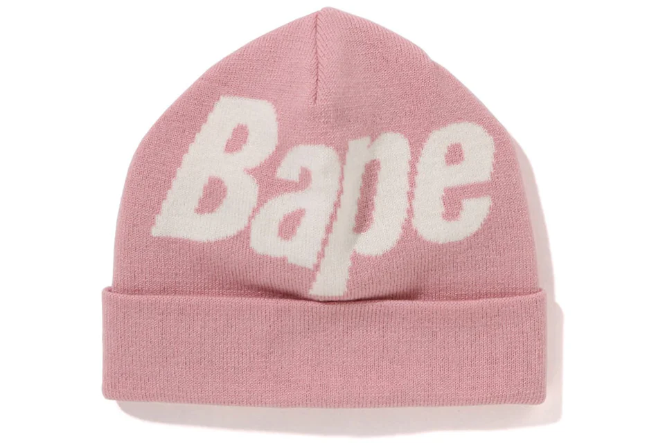 BAPE Knit Cap Beanie Pink