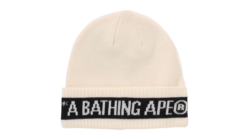BAPE Knit Cap Ivory