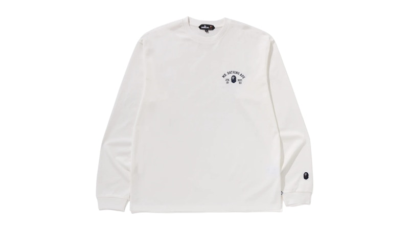 BAPE L/S Print II Tee White