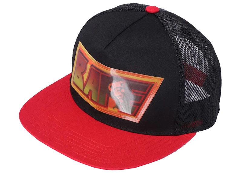 BAPE Lenticular Emblem Mesh Cap Black