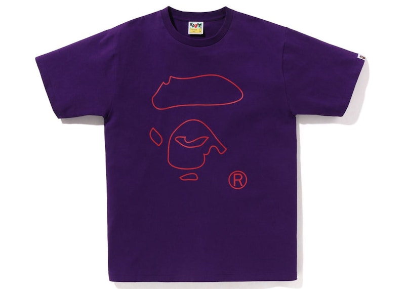 Purple 2024 bape shirt