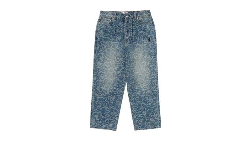 BAPE Line Camo Jacquard One Point Relaxed Fit 13Oz Denim BAPE Line Camo Jacquard One Point Relaxed Fit 13Oz Denim