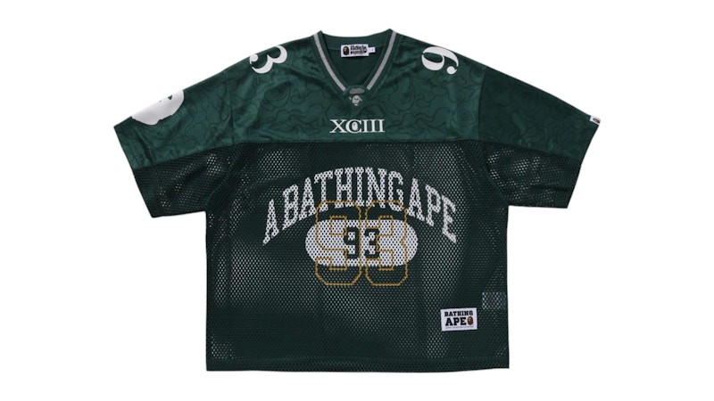 BAPE Multi Logo Relaxed Fit Soccer Jersey Orange - SS24 - US