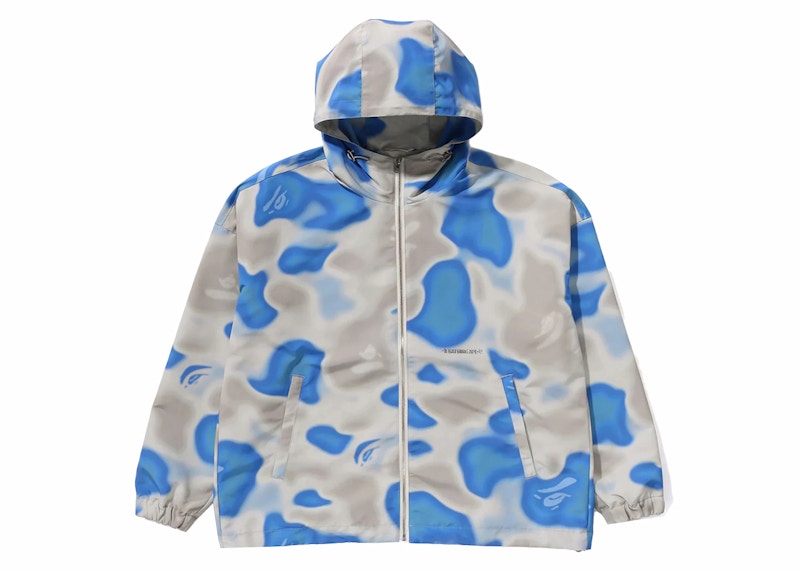 Bape jacket blue camo online