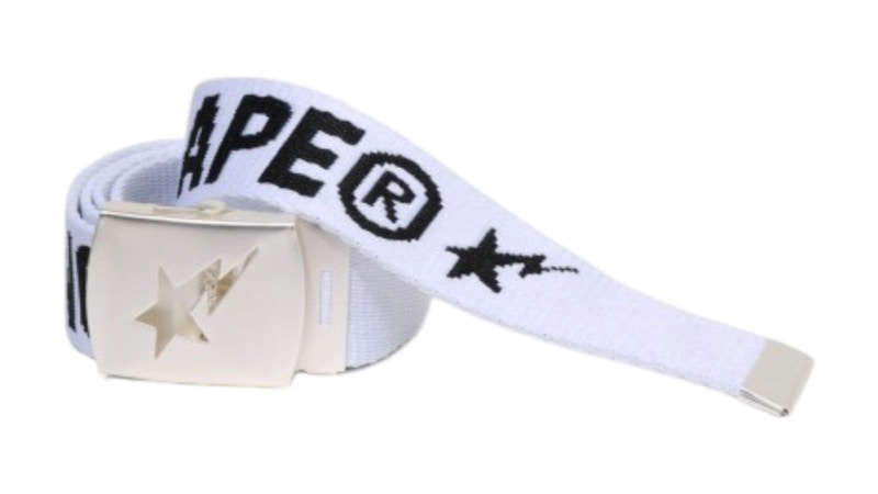 BAPE Logo Gi Belt White