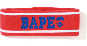 BAPE Logo Headband Red/Blue