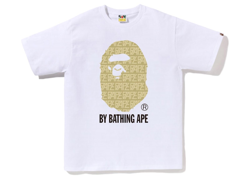 Gold bape logo best sale