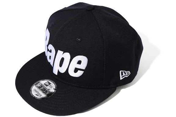 Casquette BAPE Logo New Era Snap Back Marine