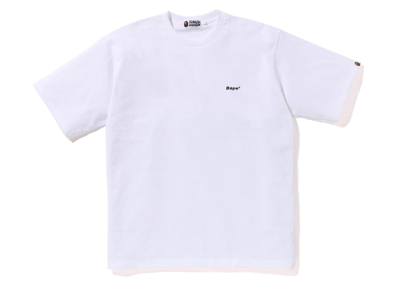 BAPE Logo One Point Relaxed Fit Tee White Men's SS23 US