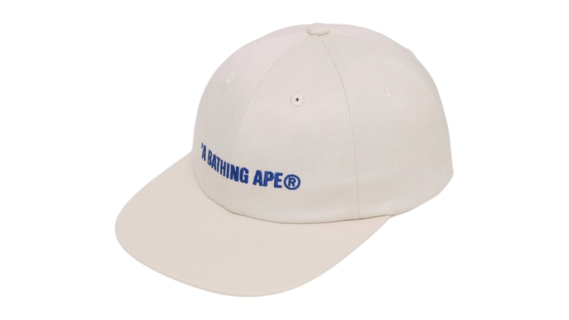 BAPE Logo Panel Cap Beige