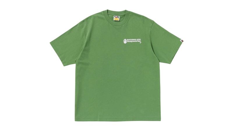 BAPE Logo Relaxed Fit II Tee Green