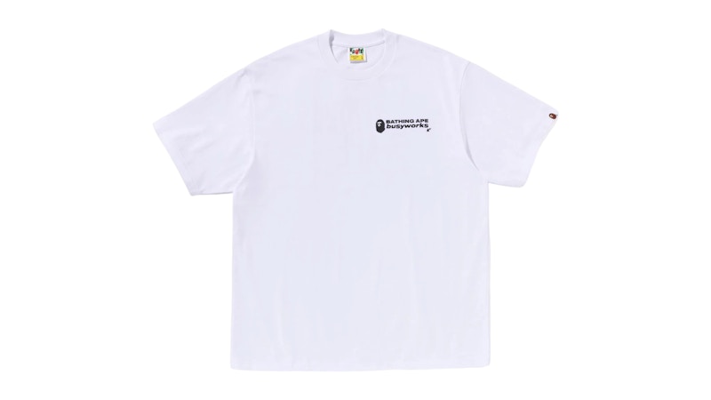 BAPE Logo Relaxed Fit II Tee White