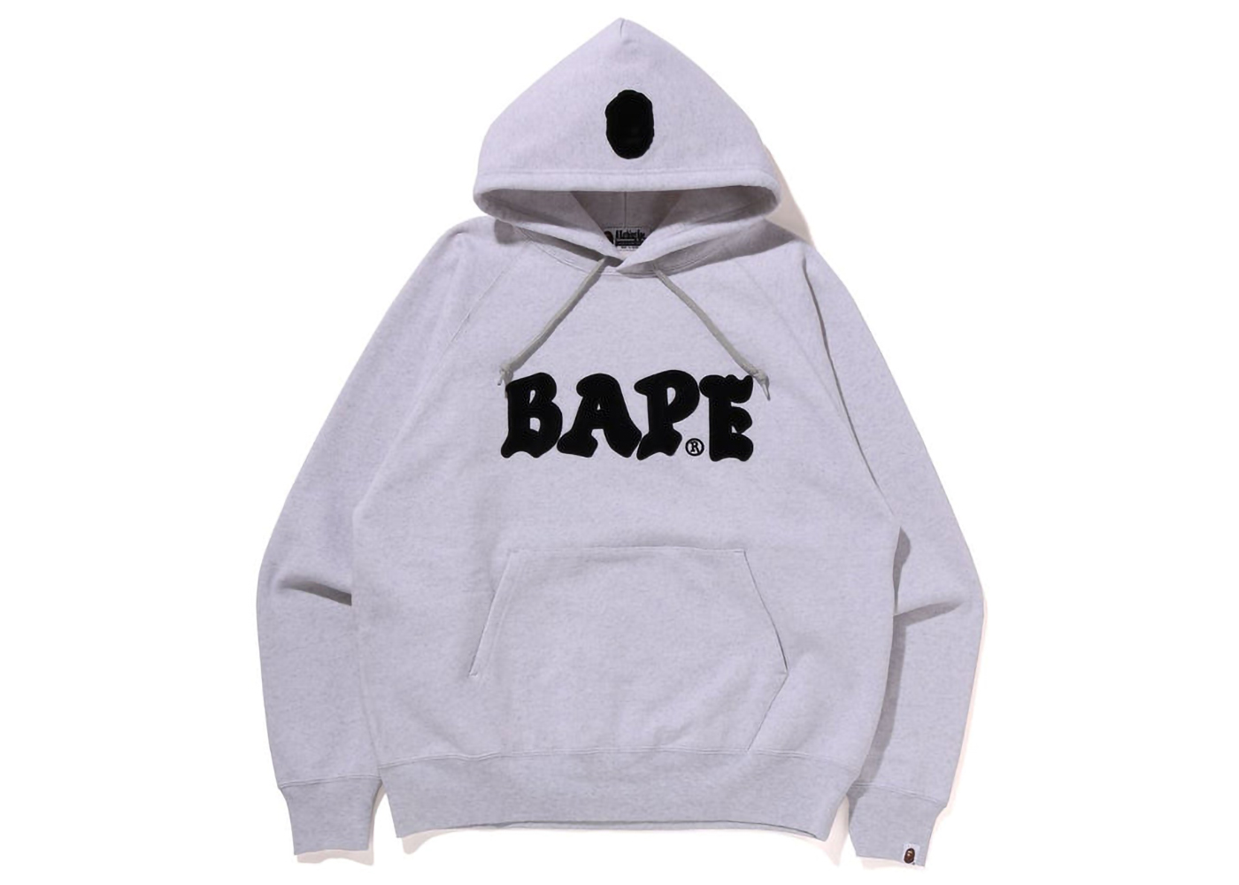 BAPE Logo Relaxed Fit Pullover Hoodie (FW22) Grey メンズ - FW22 - JP