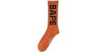 BAPE Logo Socken Orange