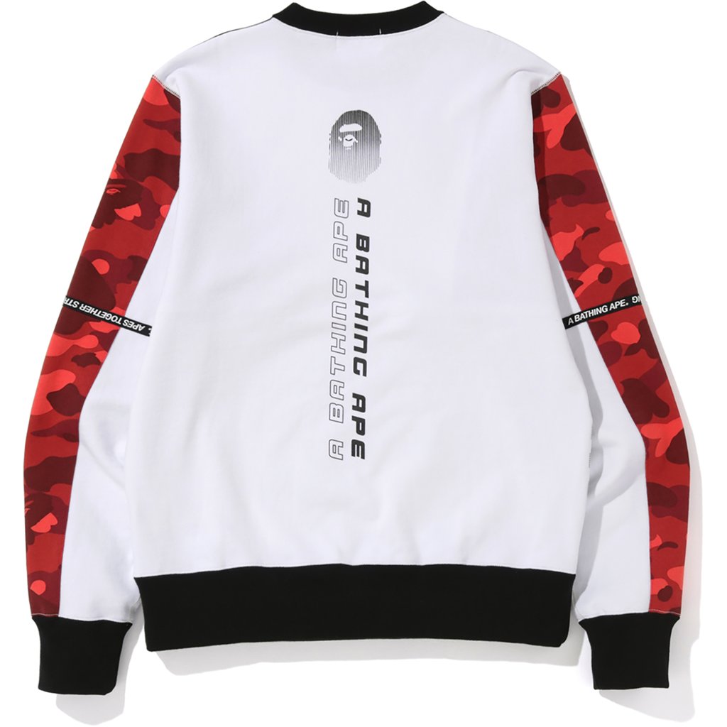 BAPE Logo Tape Crewneck (FW19) White メンズ - FW19 - JP