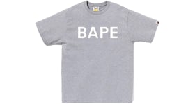BAPE Logo Tee Grey