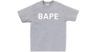 Camiseta con el logotipo de BAPE gris