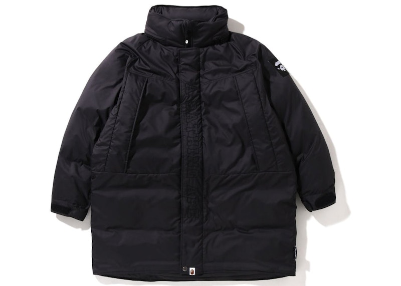 BAPE Long Relaxed Fit Down Jacket Black Men's - FW22 - US